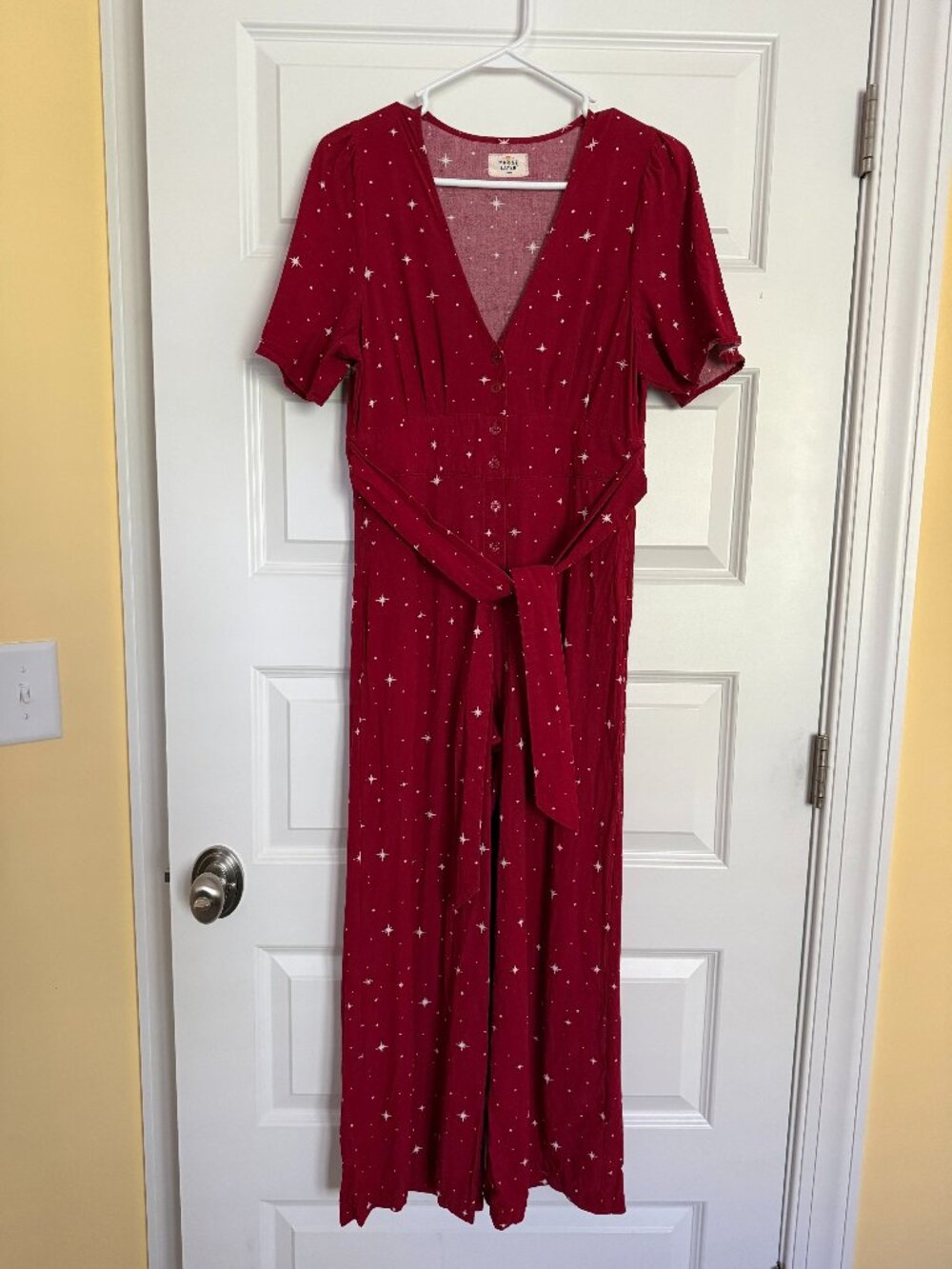 Women's Marine Layer Lindy Jumpsuit, Red, Small